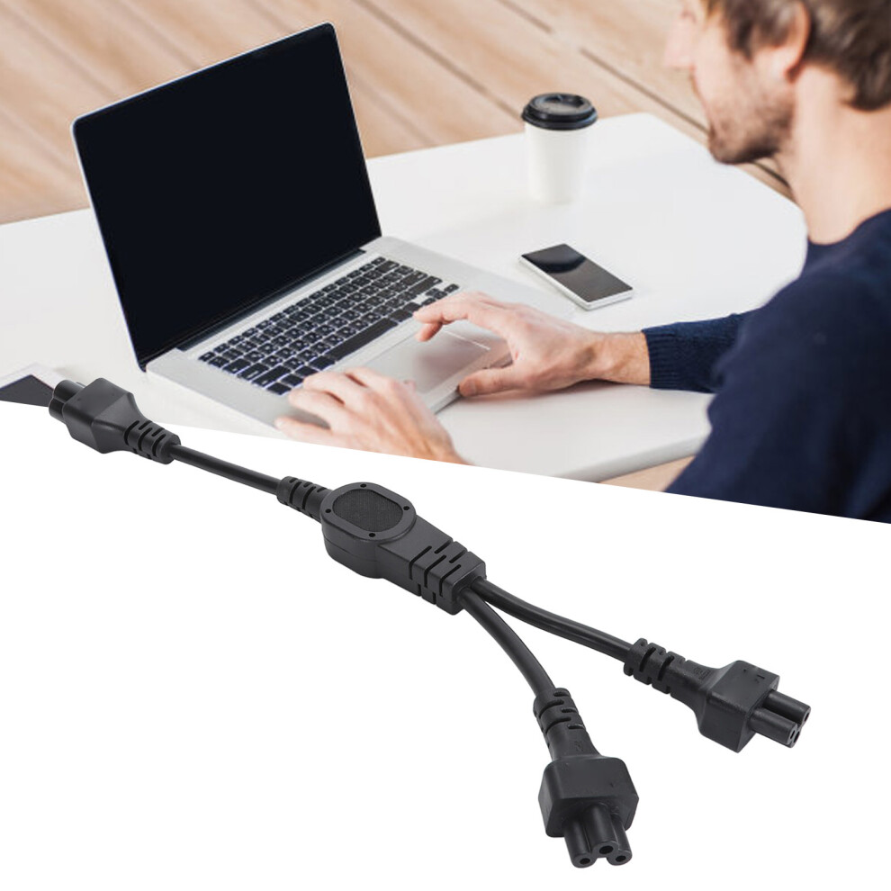 Iec320 C6 Male To Dual C5 Female Power Cable 0.32M 2.5A 5041391163627