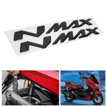 3D wasserdichte Motorrad-Emblem Aufkleber für Yamaha NMAX 155/125 Schwarz