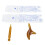 High Elastic Cotton Reflexology Socks with Massage Tools, Large Size 1