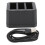 3-Channel Battery Charger Set for Action Camera, Black, 4.35V 2