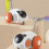 Plastic Turbo Tail Cat Rechargeable Feathers Electronic  Cat Toy Exercise Automatic Moving Remote Control Car 5