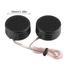 Black 12V 500W Car Tweeter 35mm 98dB