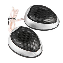 10W Automotive Mini Car Speaker Round Silver Stickable Loudspeaker with Glue