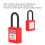 Security Lock 38mm Nylon Dustproof Padlock Lockout for Industrial Use Red 9