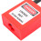 Security Lock 38mm Nylon Dustproof Padlock Lockout for Industrial Use Red 7
