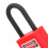 Security Lock 38mm Nylon Dustproof Padlock Lockout for Industrial Use Red 11
