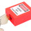 Security Lock 38mm Nylon Dustproof Padlock Lockout for Industrial Use Red 3