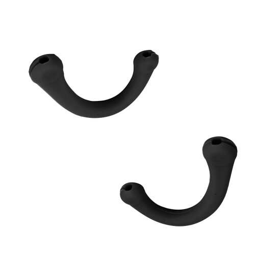 10 Pairs Soft Silicone Ear Protection Hook Comfortable Ear Muffles Black 1