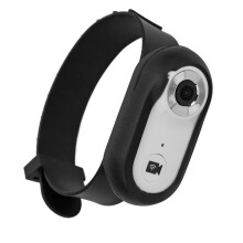 Pet Collar Camera 8G 1080P HD Mini Video Recorder for Pets White