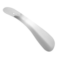 Stainless Steel Shoe Horn Men Women Portable Travel 17.5cm Seniors Metal