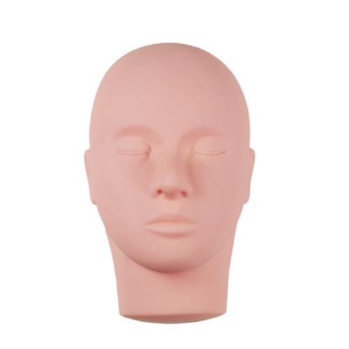 Beauty Training Tool Mannequin Flat Head Makeup Practice Eyelash Model