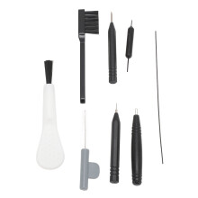 8 Pieces Sound Aid Earbud and Headphone Cleaning Kit with Brush, Cloth & Storage Box