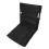 Lightweight Beach Floor Chair with Adjustable Back, 37x39x42cm, Black 2