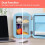Abode 4L Blue Retro Mini Fridge Table Top Drinks Cooler Warmer 5