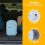 Abode 4L Blue Retro Mini Fridge Table Top Drinks Cooler Warmer 8