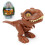 (Brown) Movable Dinosaur Toy - Biting T-Rex Egg (50 chars) 2