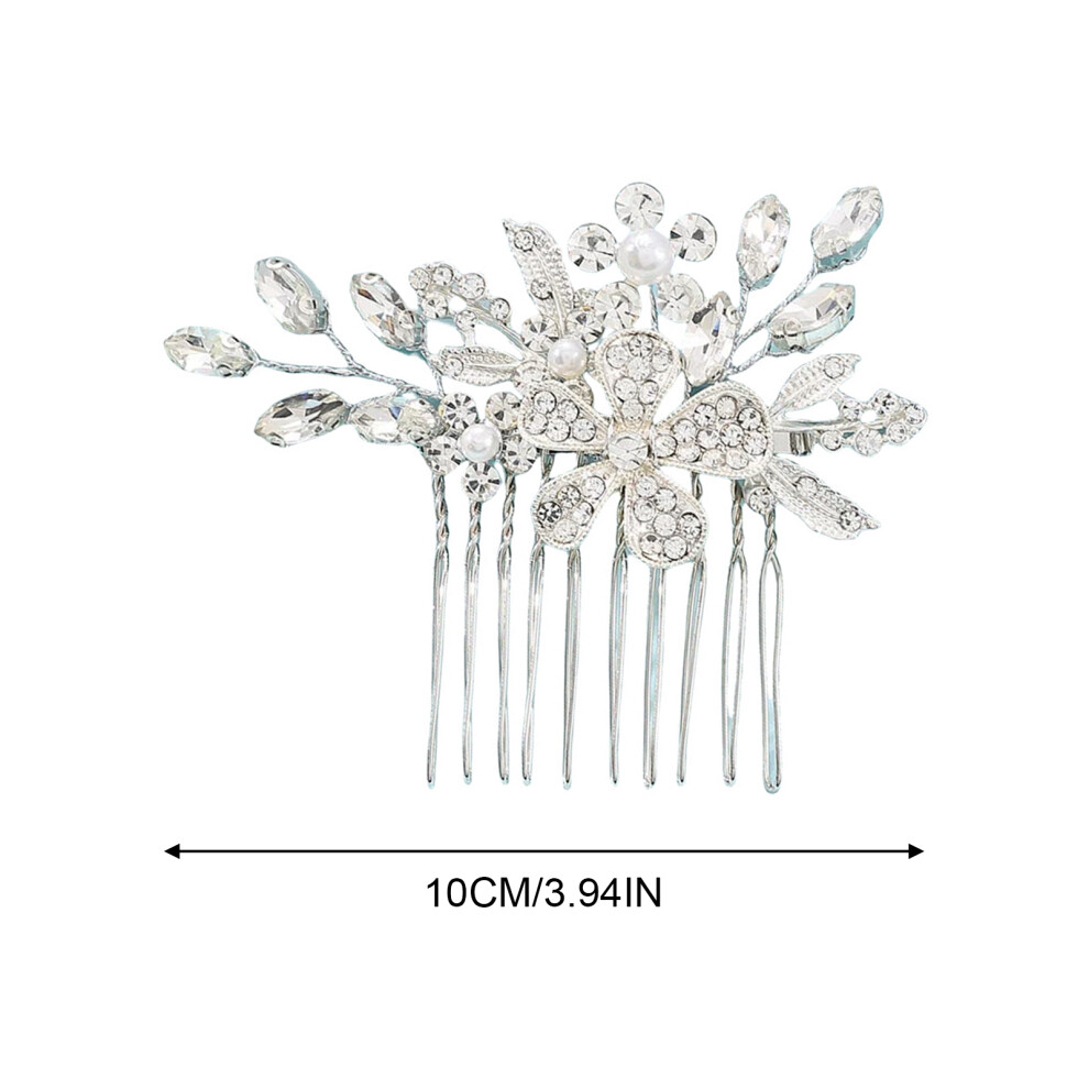 Reach-Tools Vintage Rhinestone Hair Comb - Anti-Slip Styling Tool