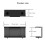 (Black) Laptop-Halter unter Tisch: PC-Modem-Bügel 6