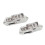 Metal Laptop Hinges Set for Pro 5/6/7, Silver, Left & Right Replacement 2