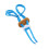 Polyester Adjustable Archery Finger Sling for Recurve Bow Blue 9g 3