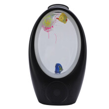 Wireless RGB Table Lamp with Bluetooth Speaker & White Noise - Black