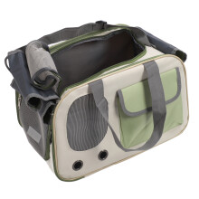 Breathable Foldable Oxford Pet Carrier Bag, 450x260x280mm, Green