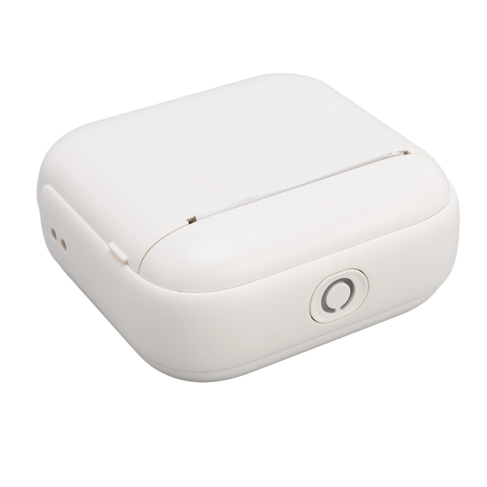 Mini Thermal Printer Bt 203Dpi Pocket Printer For Photos And Bills White 4921391815010