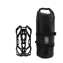 Waterproof 5L Bike Front Fork Bag with Reflective Stripe, 11x23.4cm