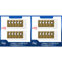 20 Stück Staubbeutel für Lubluelu SL60D/SL60 /SG60/SL61 Kehrmaschinen-Zubehör. Langlebige und Gut Funktionierende Staubbeutel.
