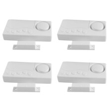 4X Door Opening Sensor Wireless Delay Door Alarm Door Sensor Door and Window Security Alarm Home Security