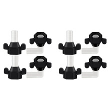 8er-Pack 1/2 Zoll X 14 NPT X 1/2 Zoll Widerhaken-Winkelstück und Gerader Schwenkadapter für Wohnmobil-Wasserpumpe, Pex-Anschlüsse mit Innengewinde