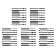 50 PCS 2mm X 15mm Carbide Single Flute End Mill Router Bit for Engraving Machine