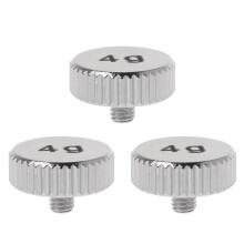 3X Headshell 4G Shell Weight Turntable Metal Electric Instrument Parts for SL1200 SL1210 MK2 3 5 M5G Stylus DJ,Silver