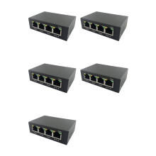 5X Extendeur/Répéteur PoE Gigabit Complet à 4  100/1000M Extendeur de Commutateur Réseau pour Commutateur PoE NVR Caméra IP AP