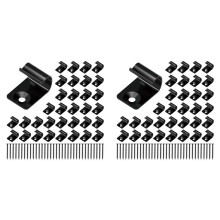 Stainless Steel Start Clips Deck Clips Universal Decking Clips with Decking Screws for Composite Deck Boards 160 Pack