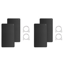 Grounding Mat Kit, 4 Pack Grounding Mat 10 X 26.7Inch, Grounding Pad with 4 Grounding Cord for Sleep, Pain, Inflammation