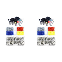 1380pcs Connector Pins Crimped Terminal Automotive Car Kit Electrical 1-3.5mm Motorcycle Atv Wire Male Female Crimp Set