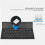 Folding  Keyboard Portable Travel Foldable Keyboard  Wireless BT Keyboard for Mobile Phone Tablet Computer 2