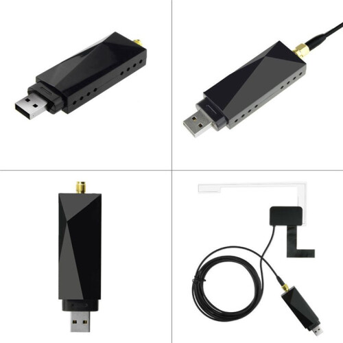 DAB/DAB+ Antenne mit USB-Adapter Universal Android Autoradio GPS Stereo Receiver DAB+ Signal  Unit Player 2