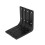 4 PCS Iron Wall Shelf Bracket, 4 x 4 Inch Heavy Duty Shelf Support Bracket Decorative Joint Angle Bracket, Black 10