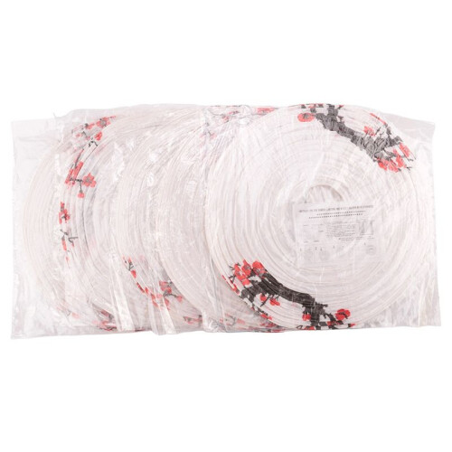 Lanternas de Papel Japonesas/Chinesas de 12 Polegadas em Flor de Cerejeira (Conjunto de 25, Sakura Vermelho) 1