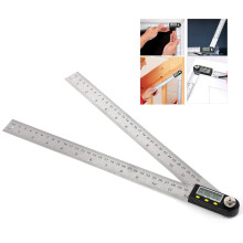 Digital Angle Finder LED Display Stainless Steel 0-360 Carpenter Tool