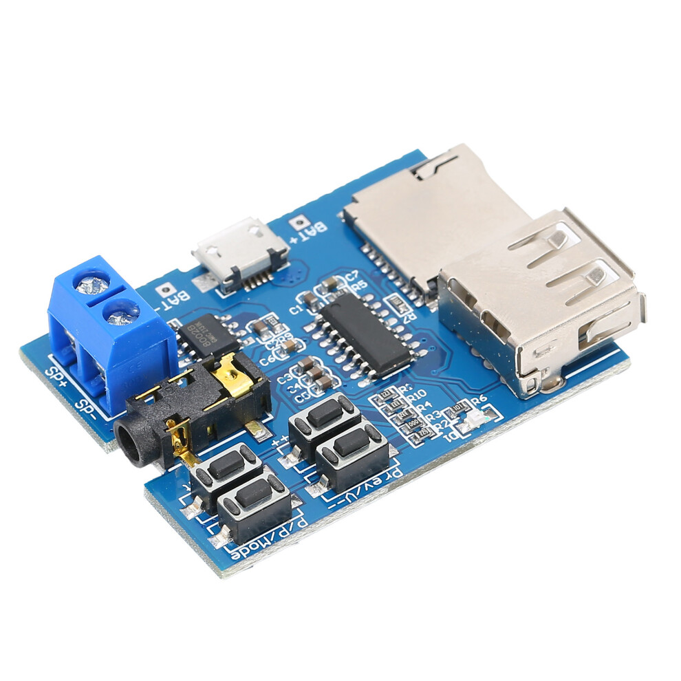 Mp3 Decoding Module Lossless Power Amplifier Audio Receiver Board 3.7‑5.5V 8321391175750