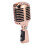 Retro Rose Gold Dynamic Microphone, Cardioid, Adjustable Angle 1
