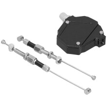 Motorrad Stunt Kupplungszug Hebel CNC Aluminium für Dirtbikes Schwarz