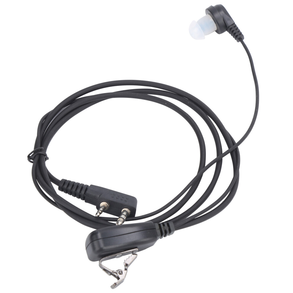 Durable Denoise Walkie Talkie Earpiece With Earplug For Uv5r & More 8481391176574