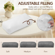 Neck Pillow for Recliner Chair, Adjustable Recliner Pillow for Headrest, Soft Velvet Non-Slip Pillow for Recliner A