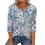 Women's sleeve V-neck T-shirts for Spring  comfortable,-Multi S 2