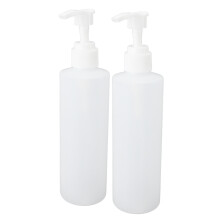 Premium 2pcs 250ml Refillable Oil Warmer Bottles with Shampoo Pumps AU