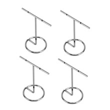 Jewellery Earring Display Stand 4pcs T Shape Slotted Necklace Holder for Shop
